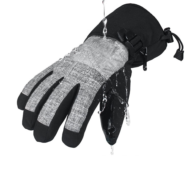Windproof And Warm Waterproof Long Gloves For Winter Sports