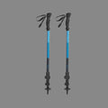Stable Shock-Absorbing And Flexible Adjustable Ski Poles