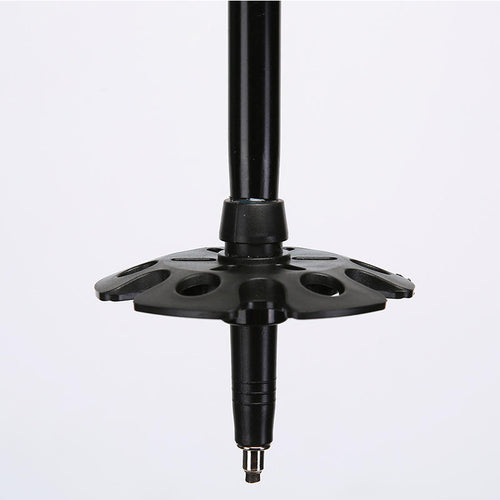 Adjustable Ski Poles With A Retractable Grip