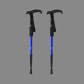 Outdoor Folding Straight Ski Poles