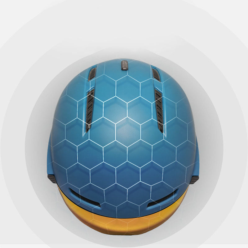 Integrated Ski Helmet with Goggles Ski Equipment