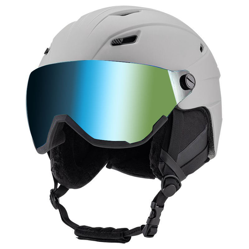 Lightweight Comfortable and Breathable Ski Helmet with Goggles