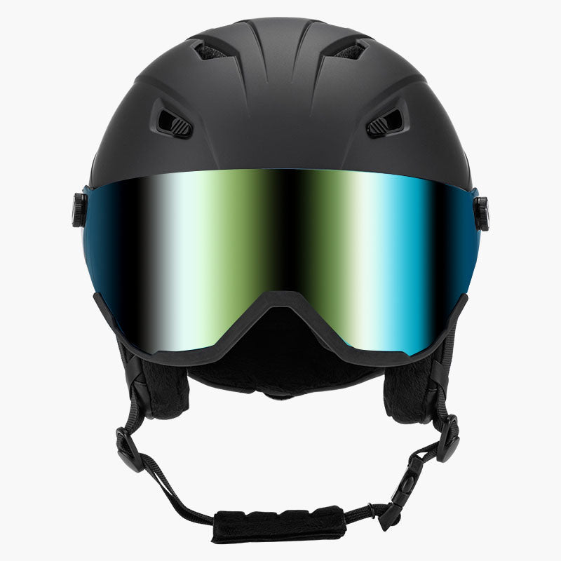 Professional Ski Helmet with Removable Goggles Flexible and Practical