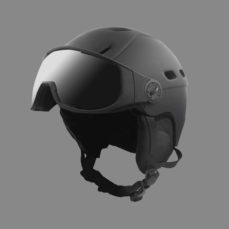 Stylish Ski Helmet with Goggles Ski Equipment