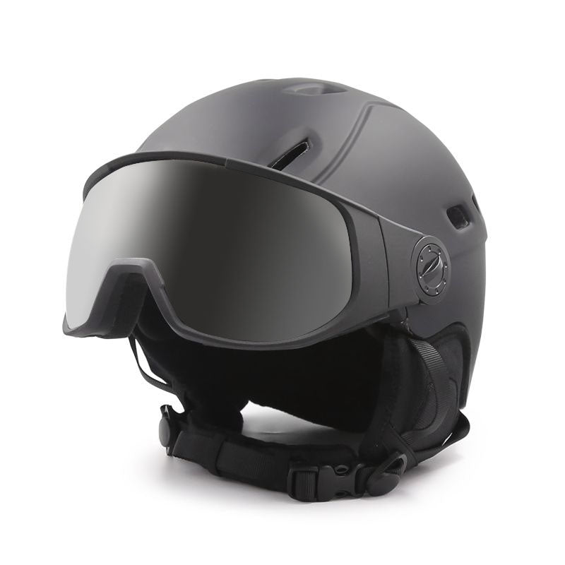 Stylish Ski Helmet with Goggles Ski Equipment
