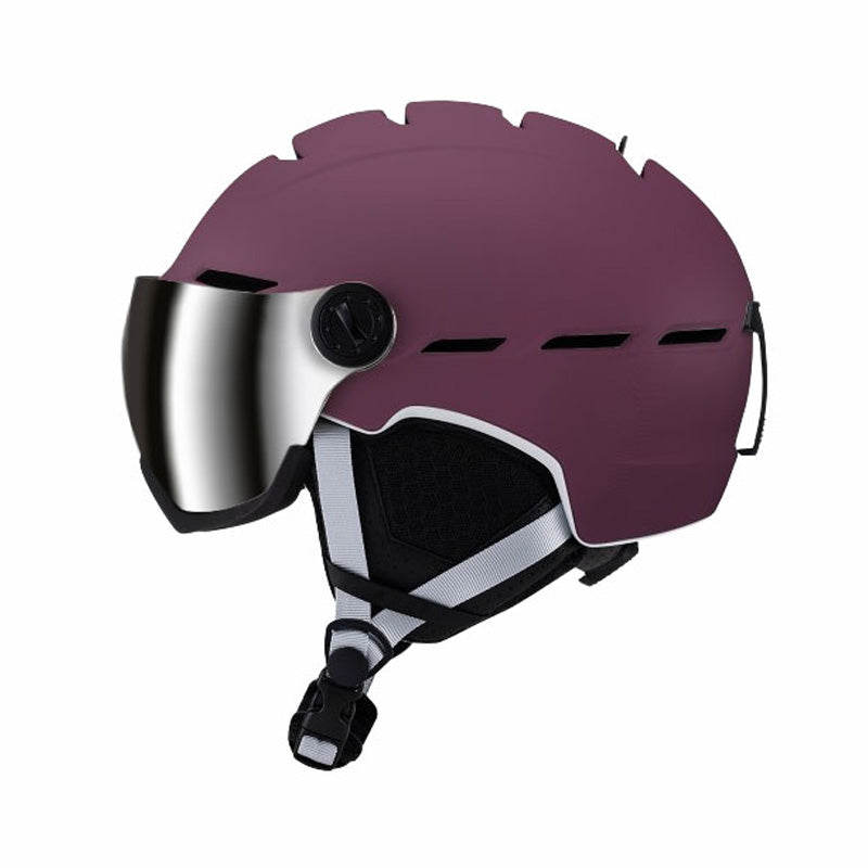 Ventilated Ski Helmet with Anti Fog Goggles