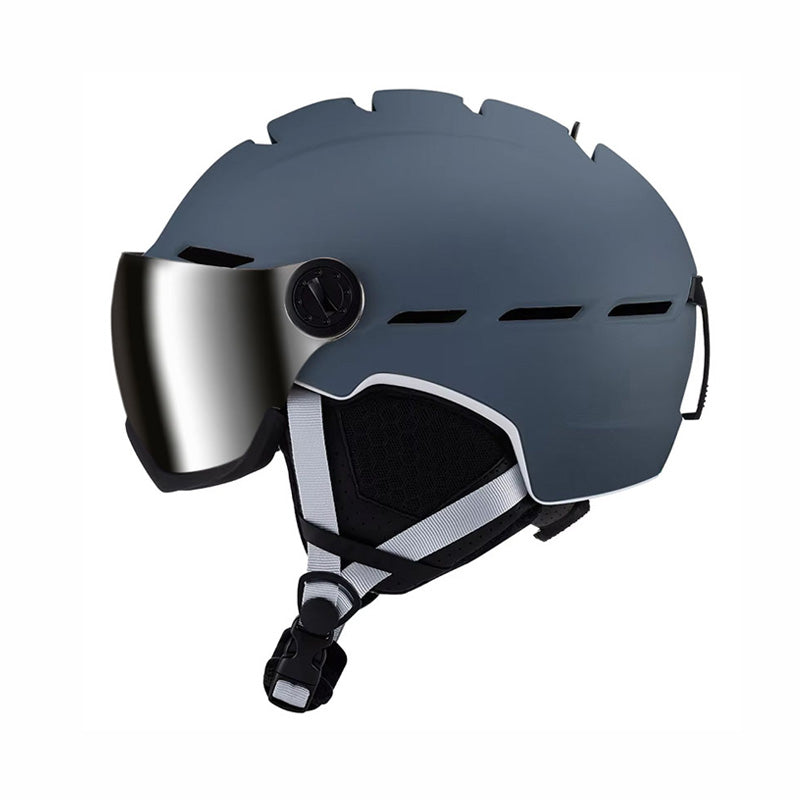 Ventilated Ski Helmet with Anti Fog Goggles