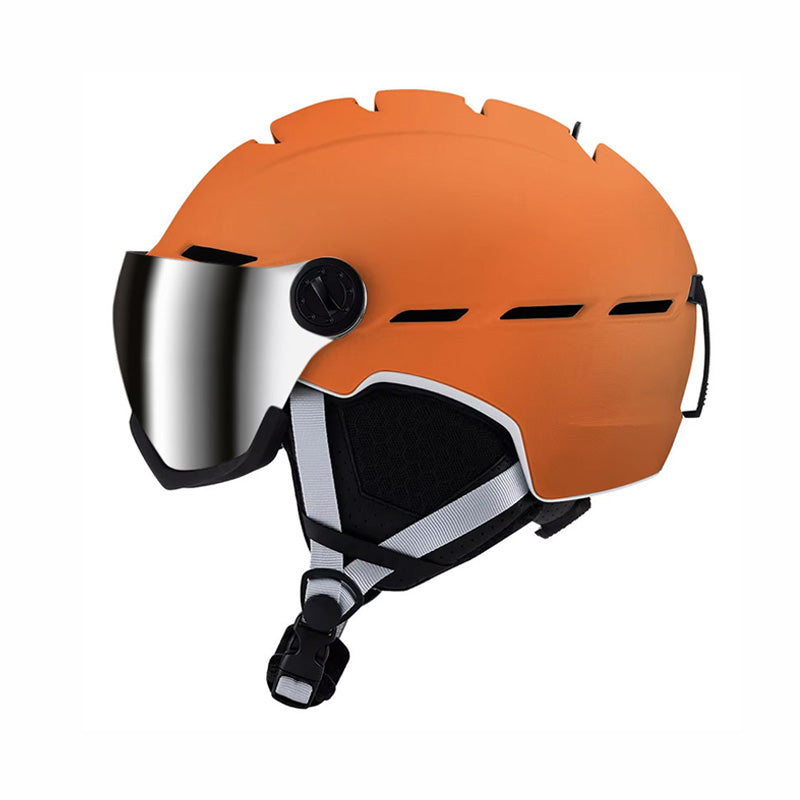 Ventilated Ski Helmet with Anti Fog Goggles