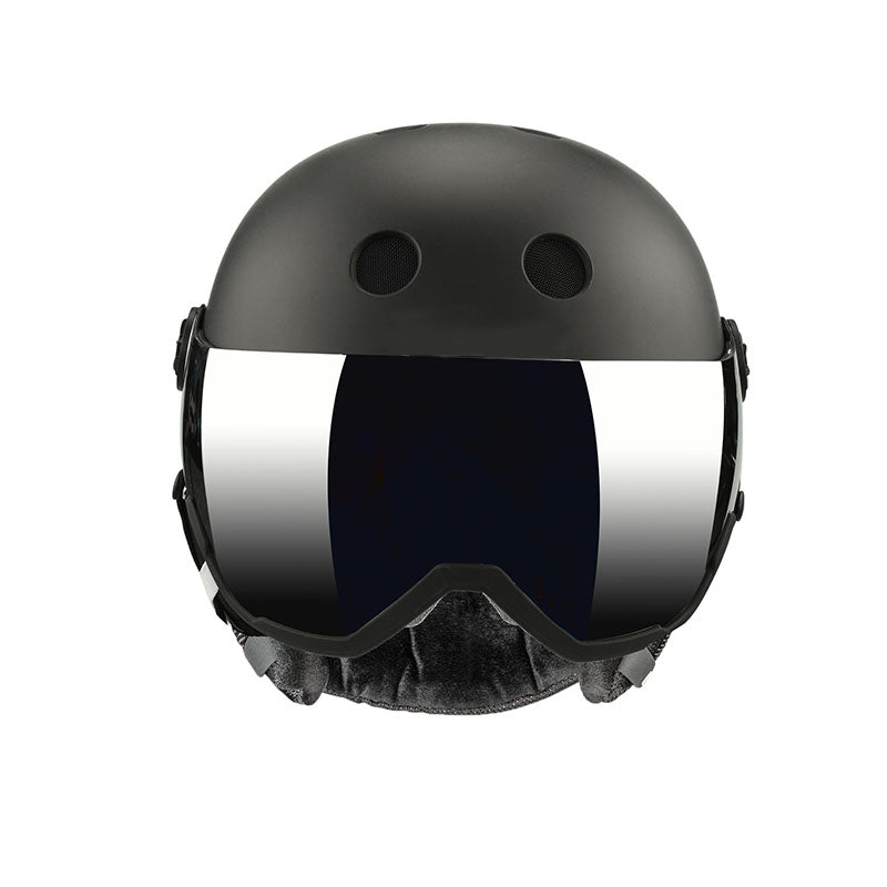 Outdoor Ski Helmet with Goggles Safety Helmet