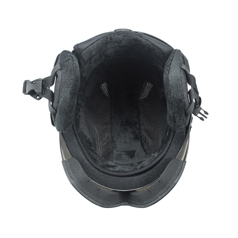 Sports Style Ski Helmet with Goggles Ski Equipment