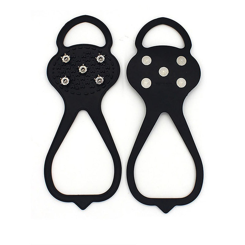 Green Silicone Ice Crampons for Secure Grip