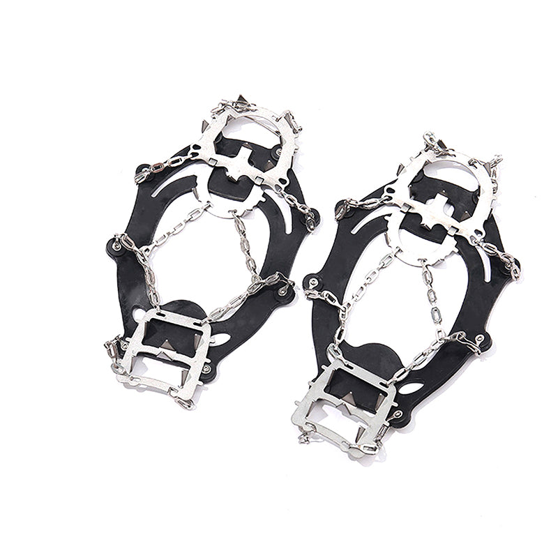 Heavy Duty Chain Linked Ice Crampons Maximum Traction for Icy Terrain