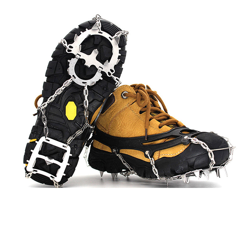 Heavy Duty Chain Linked Ice Crampons Maximum Traction for Icy Terrain