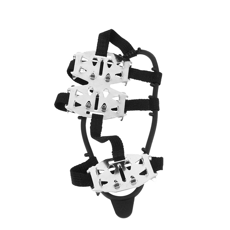 Multi Studded Strap On Ice Crampons Durable Traction Aids for Snowy