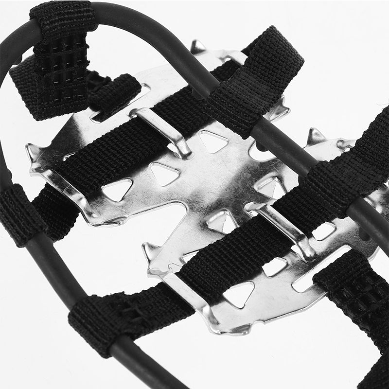 Multi Studded Strap On Ice Crampons Durable Traction Aids for Snowy