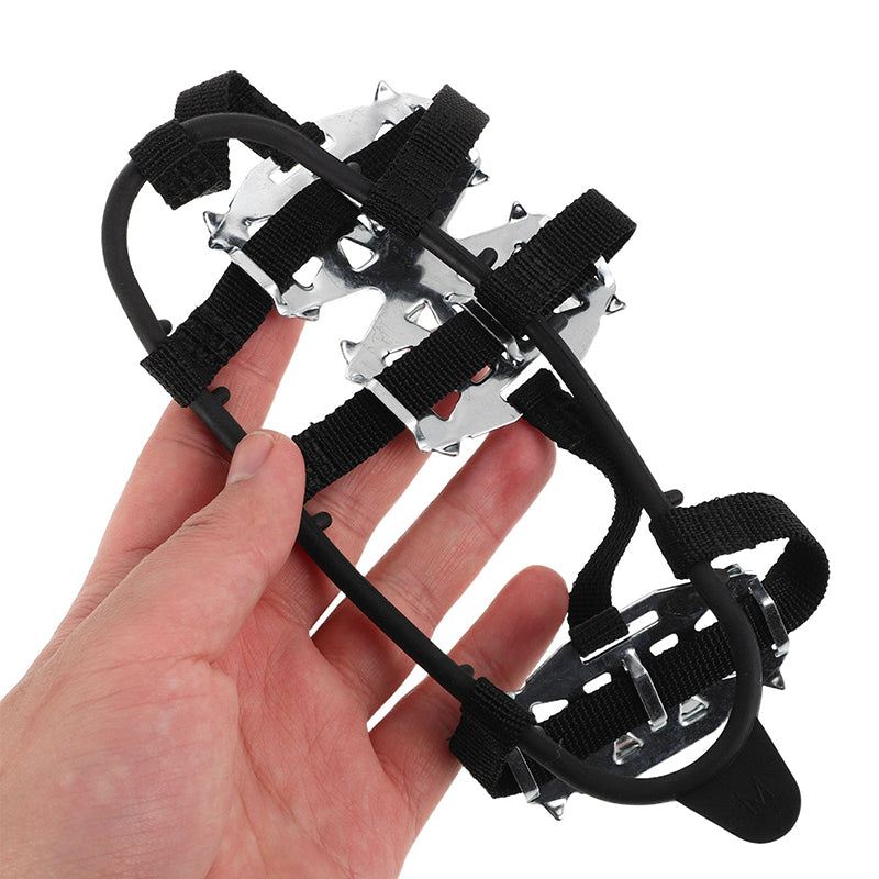 Multi Studded Strap On Ice Crampons Durable Traction Aids for Snowy