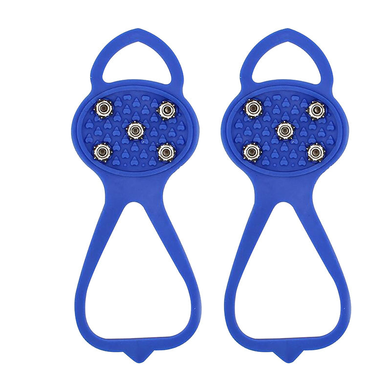 Green Silicone Ice Crampons for Secure Grip