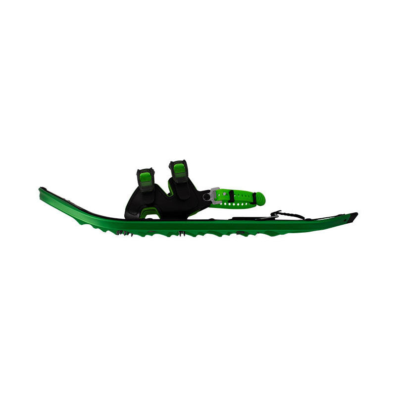 Green & Black Snowshoes for Adults Durable Aluminum Snowshoes for Snow Trails