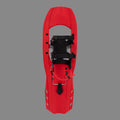 Red Lightweight Snowshoes with Adjustable Binding for Winter Hiking