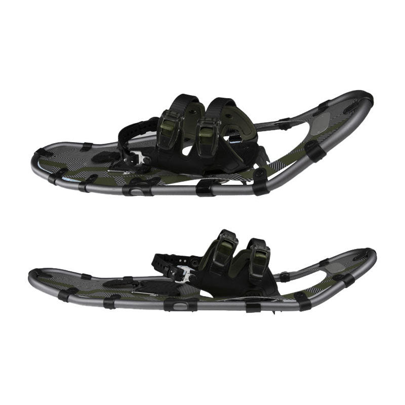 Camo Patterned Snowshoes for Adults Heavy Duty Snowshoes with Secure Straps