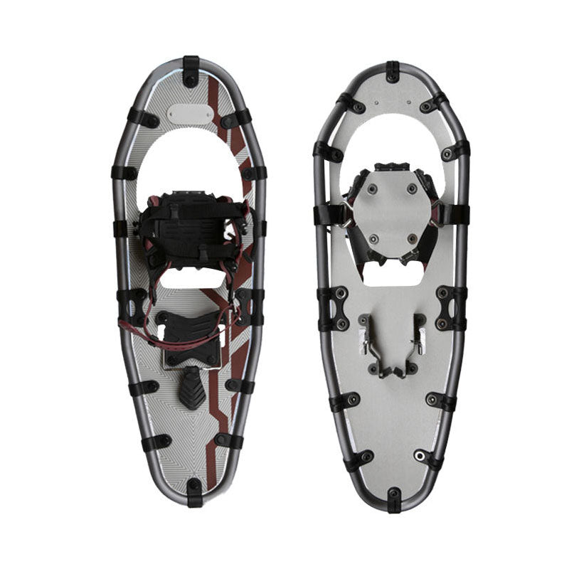 Silver & Brown Snowshoes for Adults All Terrain Snowshoes