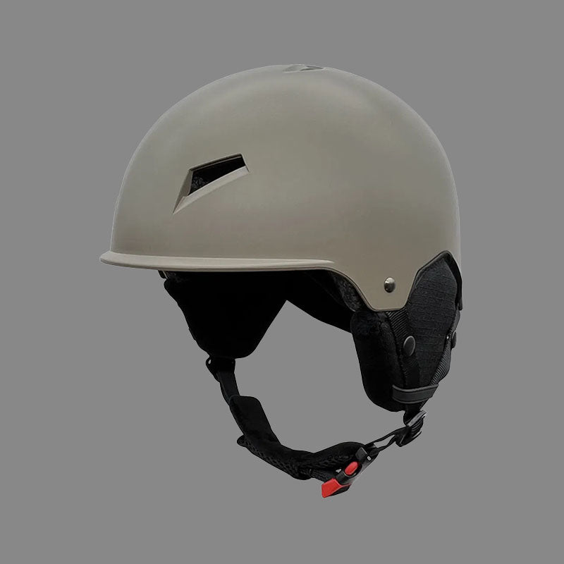 Ski Helmet with Earmuffs Outdoor Winter Warm Safety Helmet