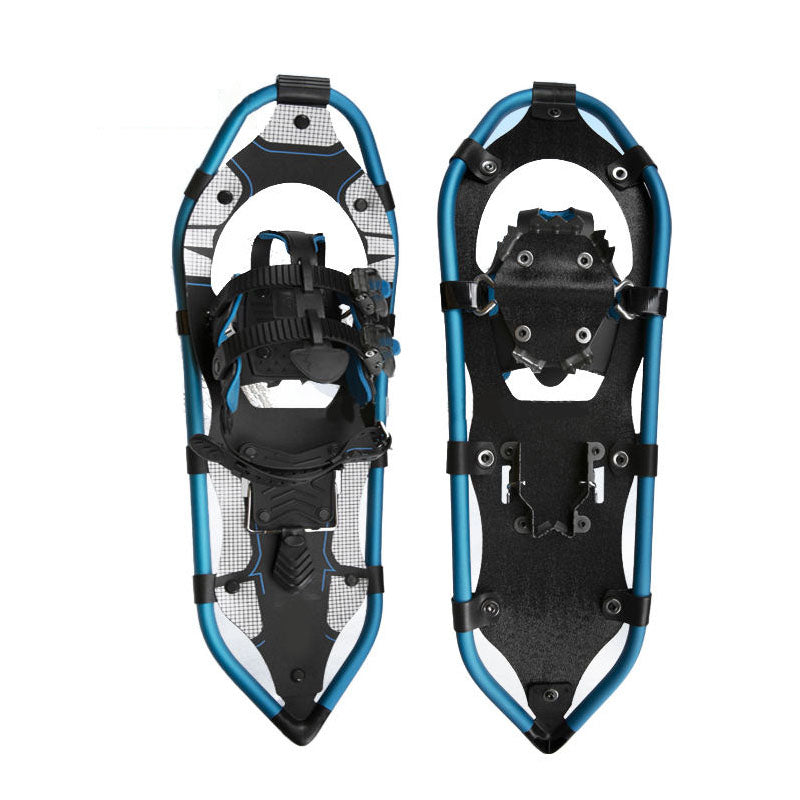 Blue & Black Snowshoes for Adults Lightweight Snowshoes with Strong Traction