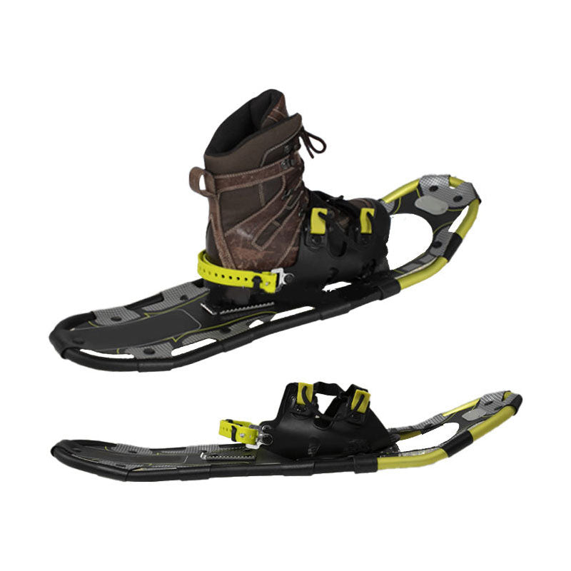 Yellow & Black Snowshoes for Adults High Performance Snowshoes