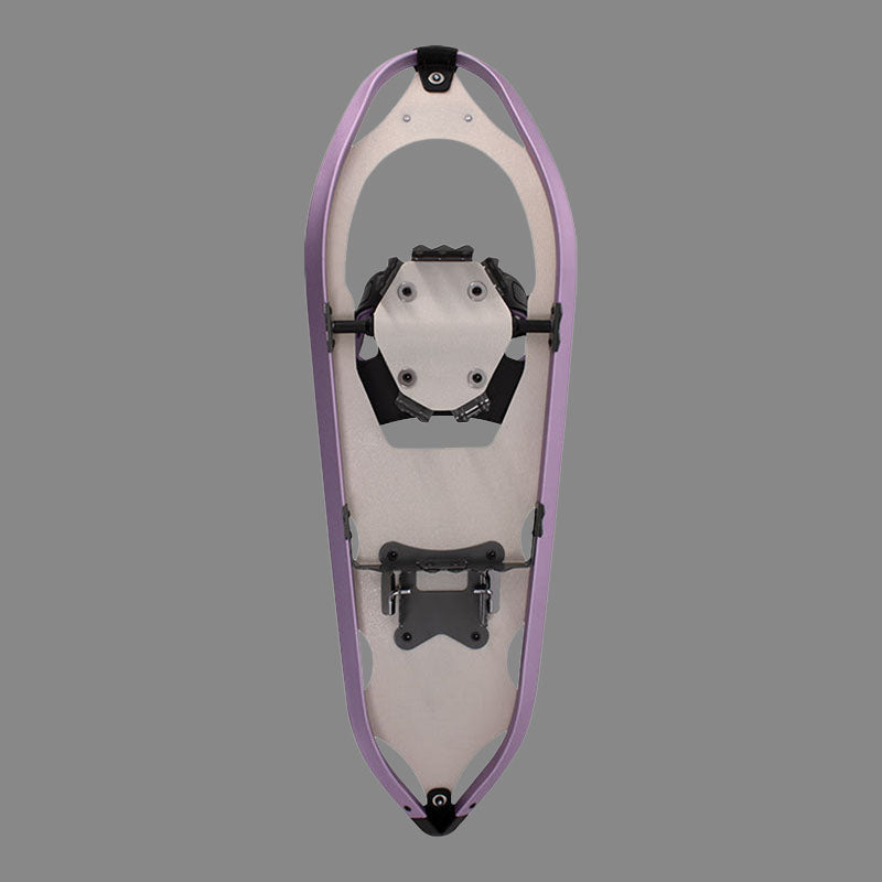 White & Purple Snowshoes for Adults Stylish Snowshoes for Casual Snow Walks