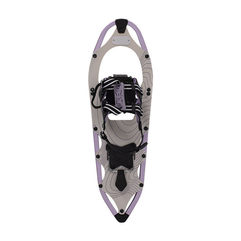 White & Purple Snowshoes for Adults Stylish Snowshoes for Casual Snow Walks