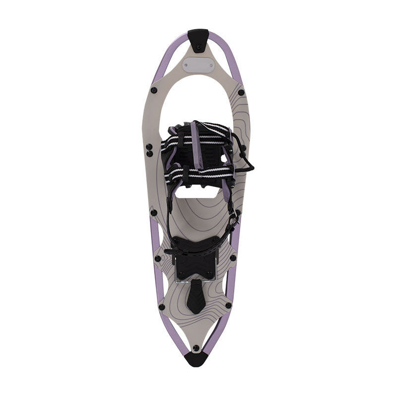 White & Purple Snowshoes for Adults Stylish Snowshoes for Casual Snow Walks