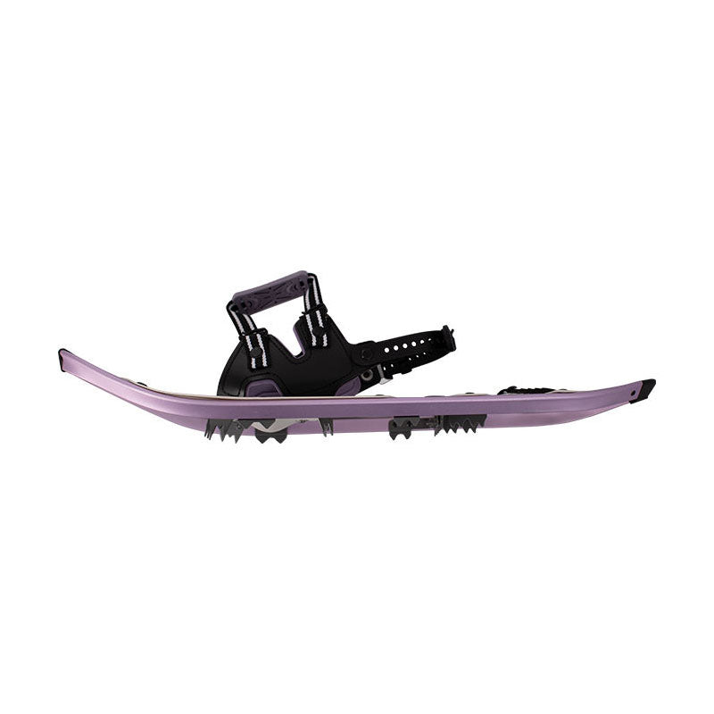 White & Purple Snowshoes for Adults Stylish Snowshoes for Casual Snow Walks