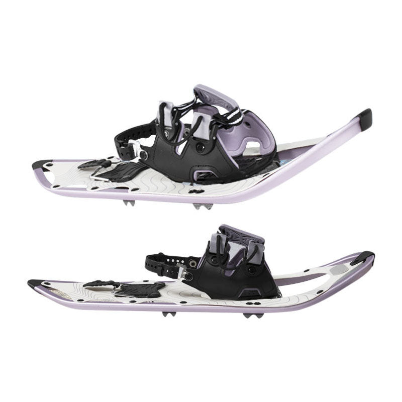 White & Purple Snowshoes for Adults Stylish Snowshoes for Casual Snow Walks