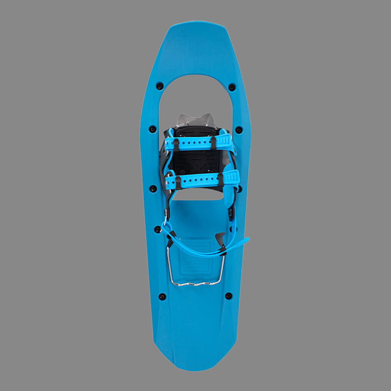 Blue Lightweight Snowshoes for Adults Adjustable Binding Snowshoes for Winter Hiking