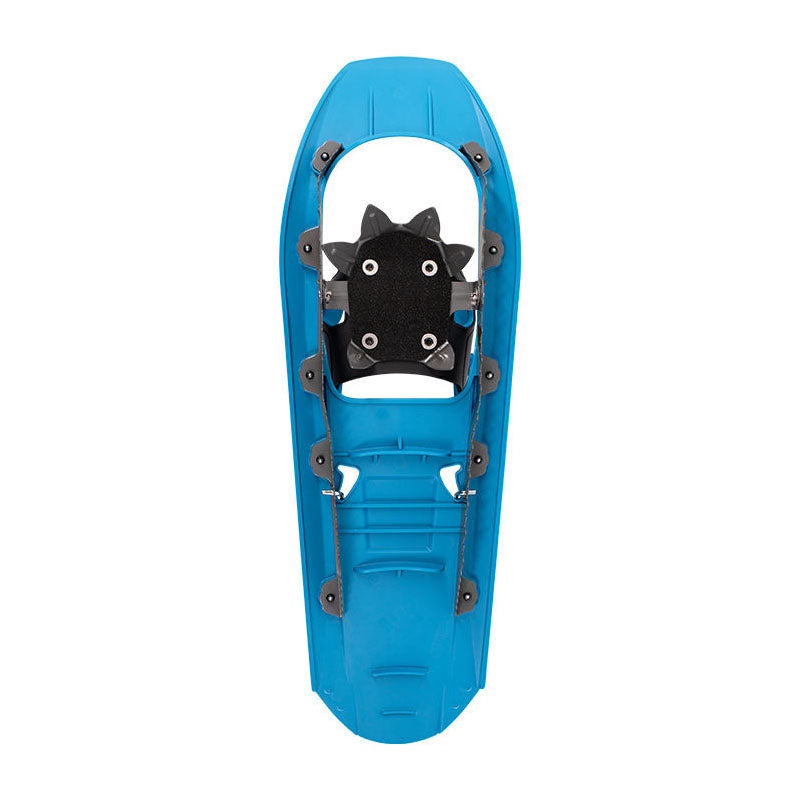 Blue Lightweight Snowshoes for Adults Adjustable Binding Snowshoes for Winter Hiking