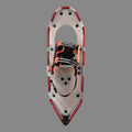 Gray & Red Snowshoes for Adults Lightweight Snowshoes for Winter Trails