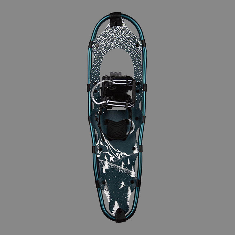 Dark Blue Mountain Snowshoes for Outdoor Exploration