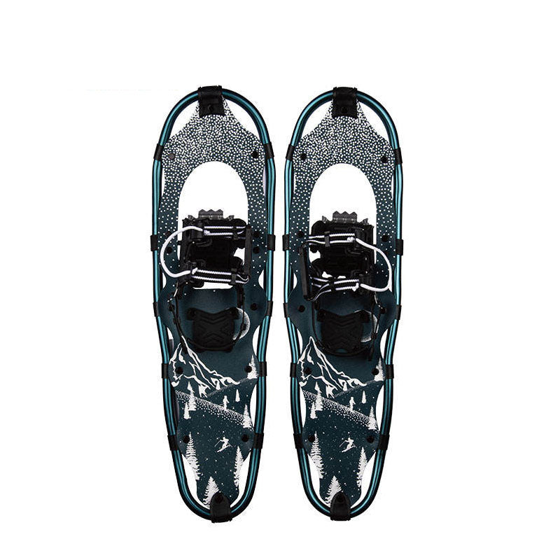 Dark Blue Mountain Snowshoes for Outdoor Exploration