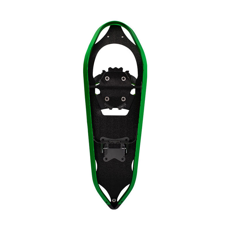Green & Black Snowshoes for Adults Durable Aluminum Snowshoes for Snow Trails